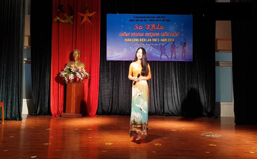Trường Tiểu học Ái Mộ A với cuộc thi 
“Giọng hát hay quận Long Biên lần thứ 5”
